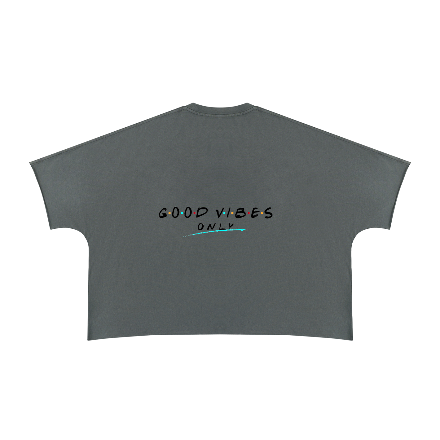 Unisex Heavyweight Boxy Raw Edge T-Shirt