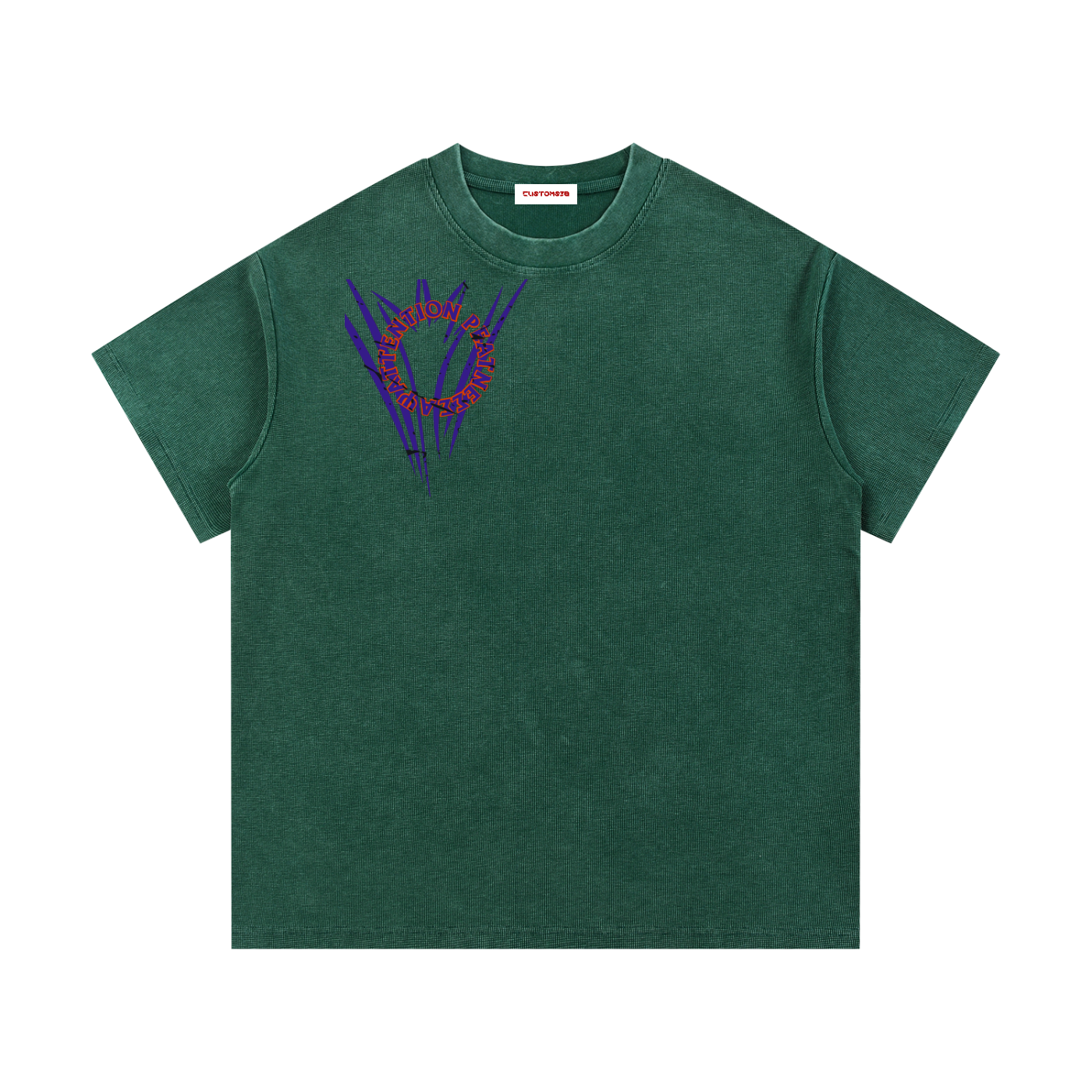 Mineral Wash Waffle Knit T-Shirt