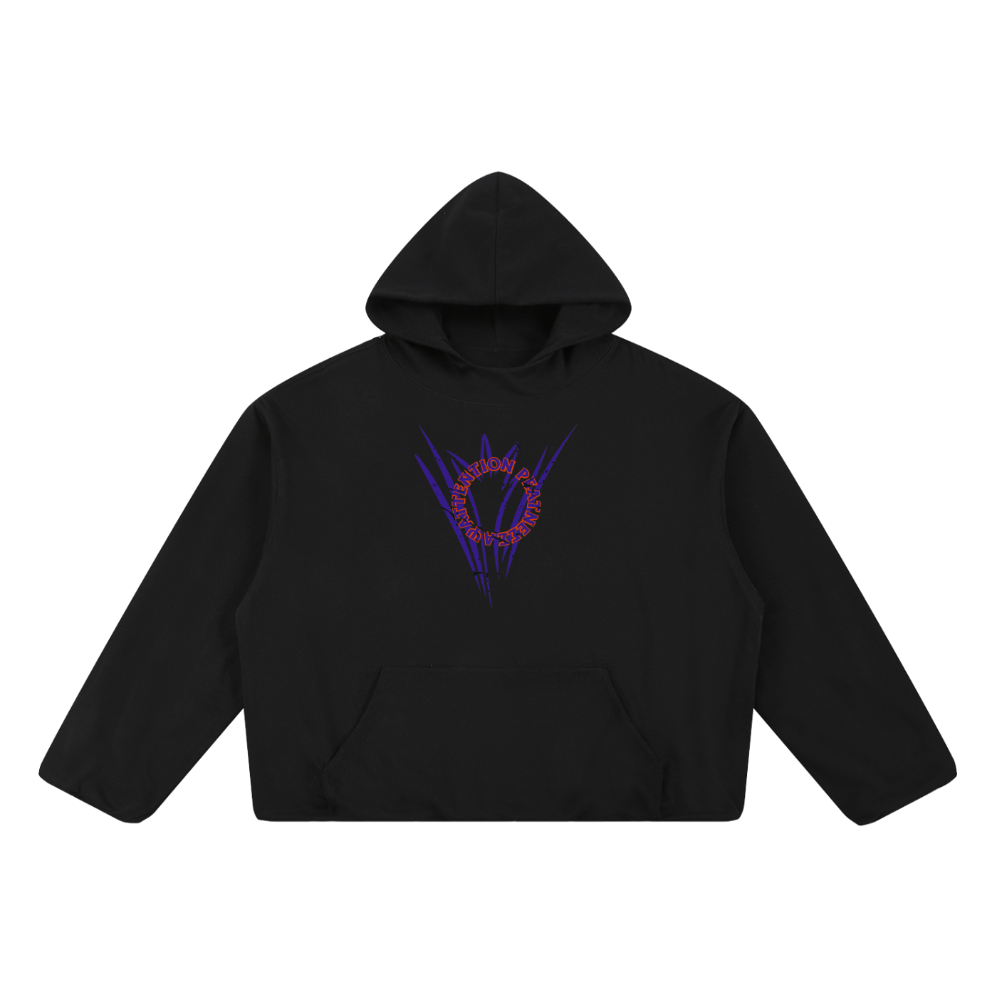 Boxy Gather-Hem Hoodie