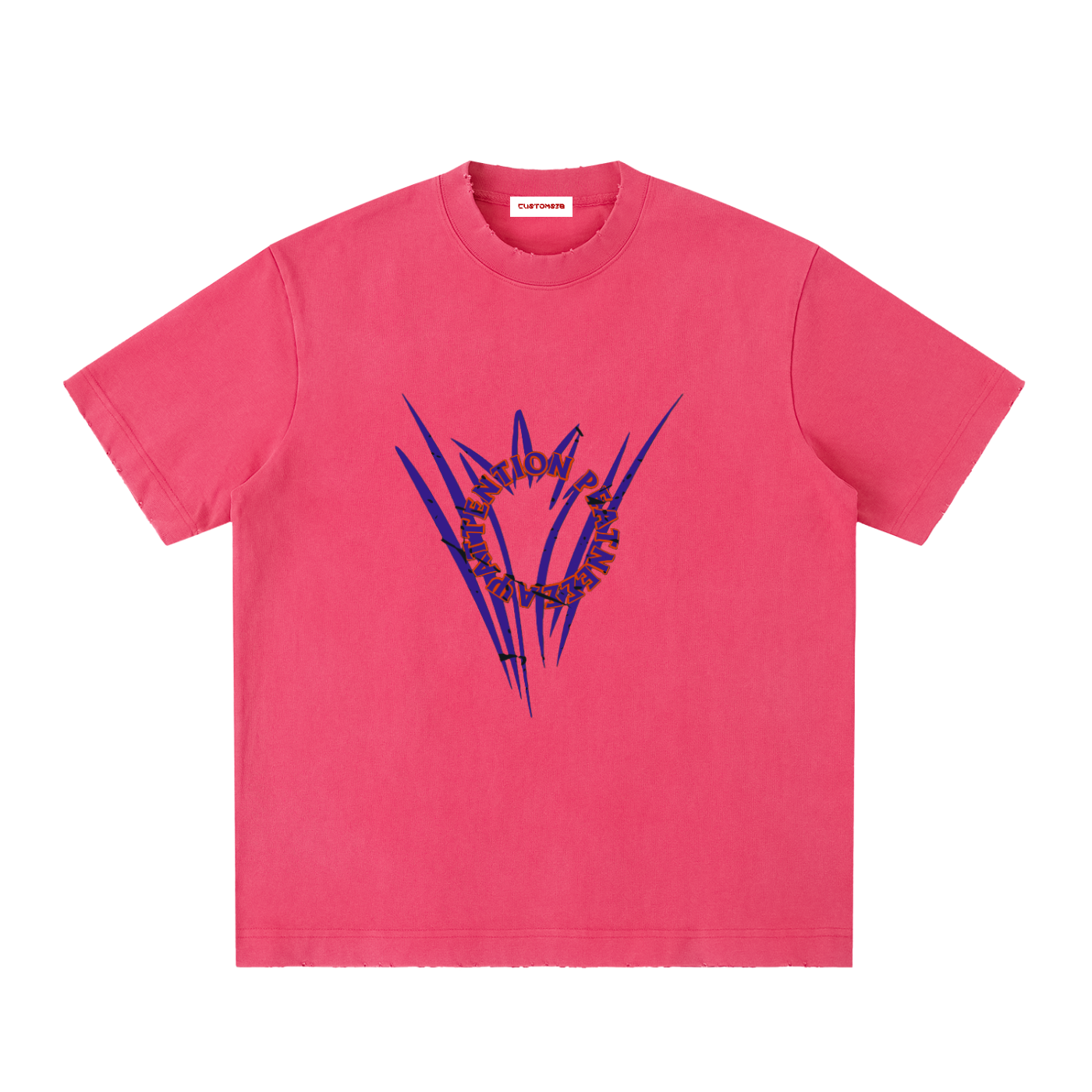 Heavyweight Vintage Washed Frayed T-Shirt