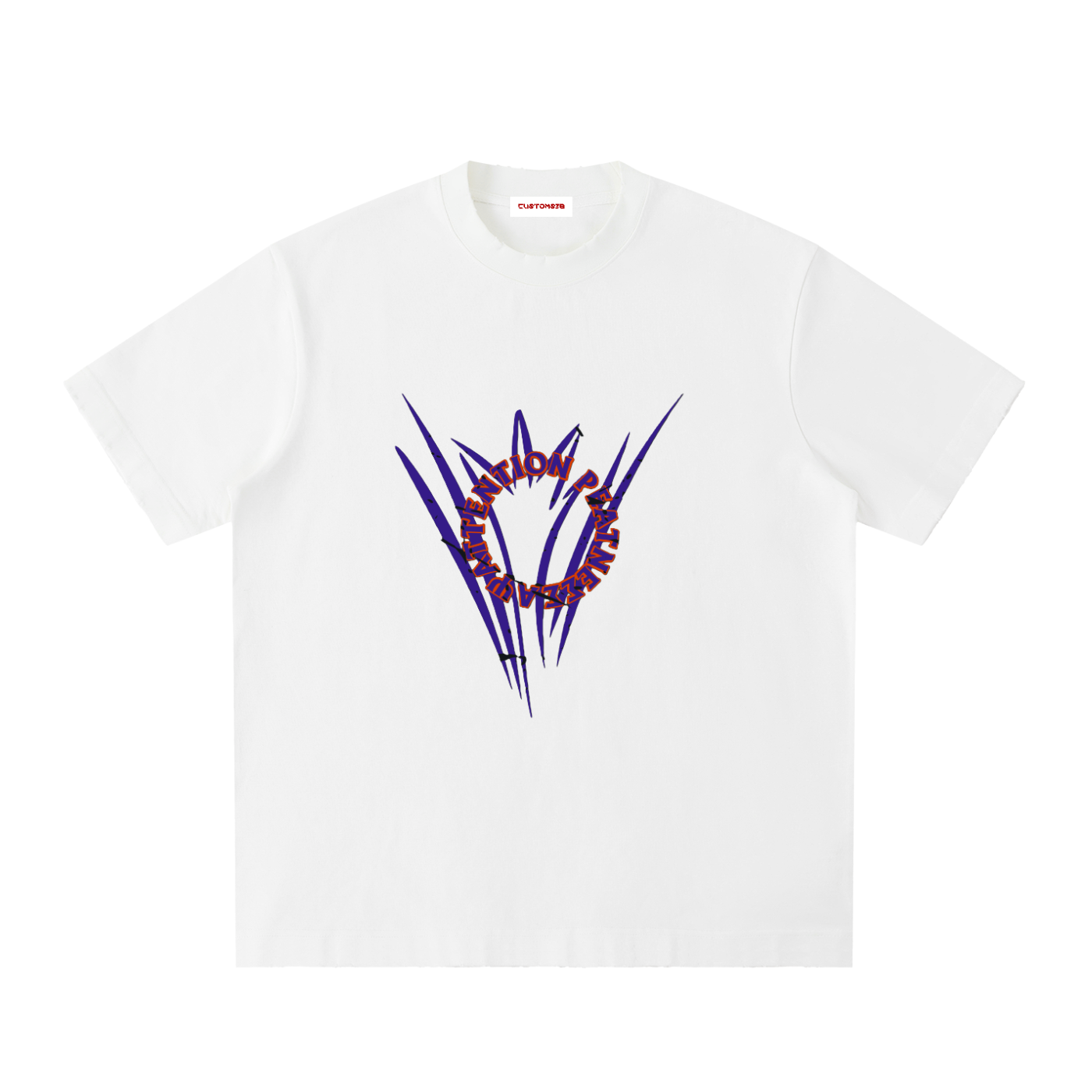 Heavyweight Vintage Washed Frayed T-Shirt