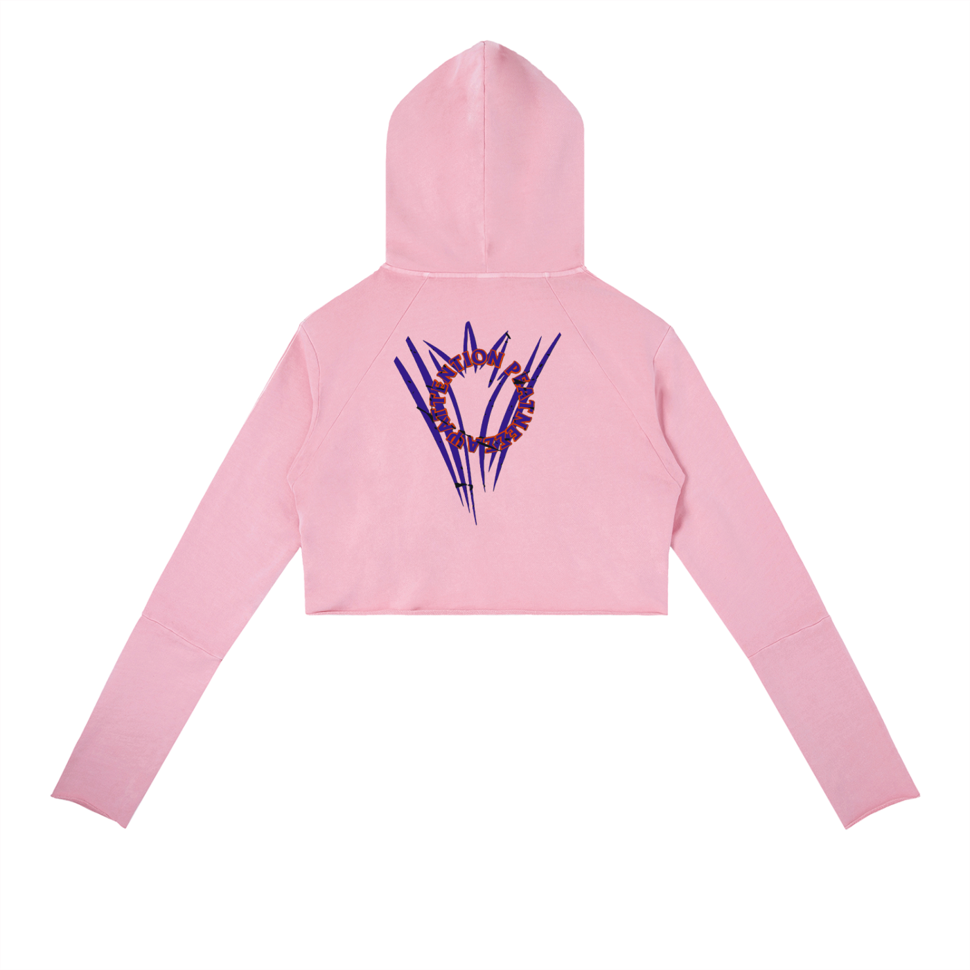 Vintage Washed Raw Edge Hoodie