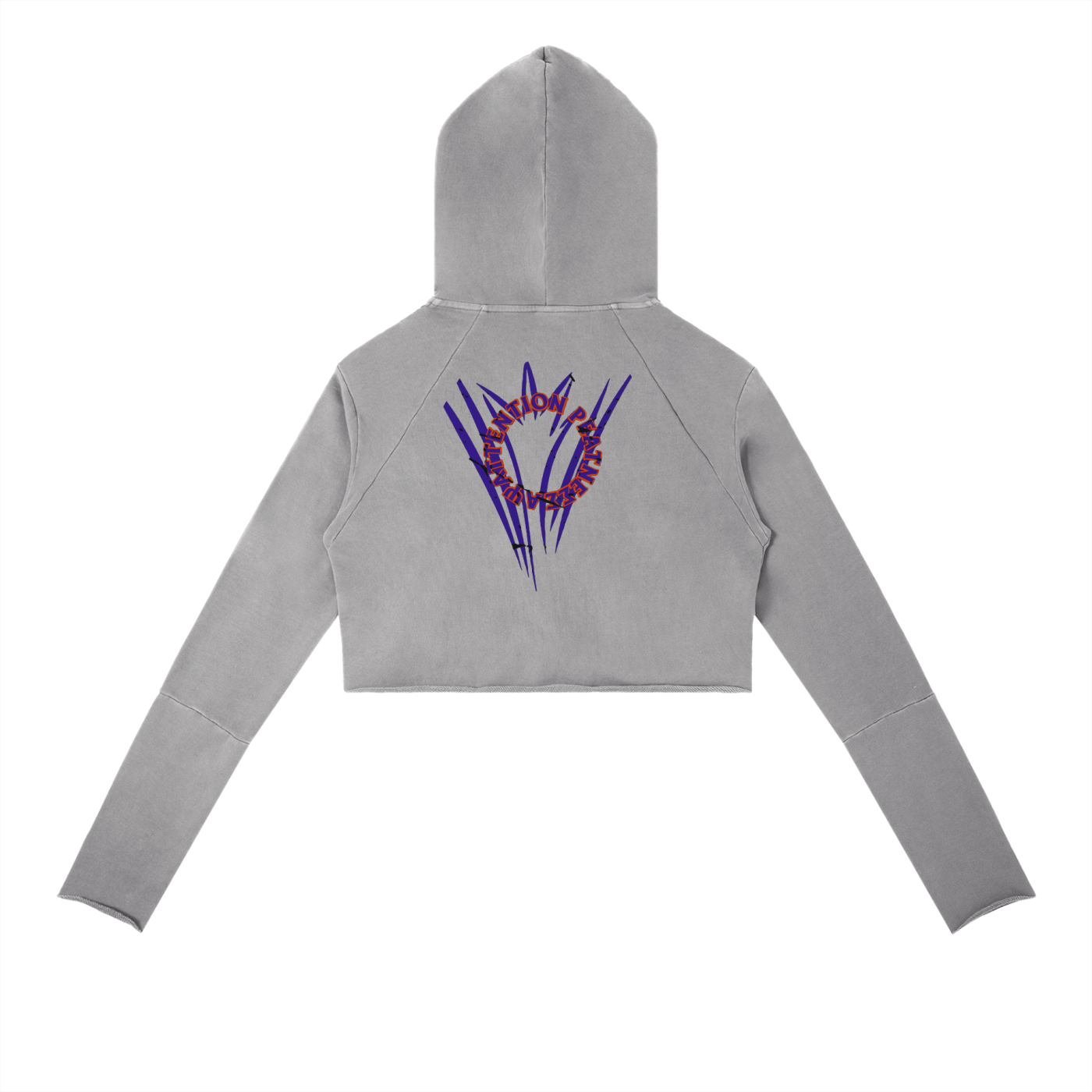 Vintage Washed Raw Edge Hoodie