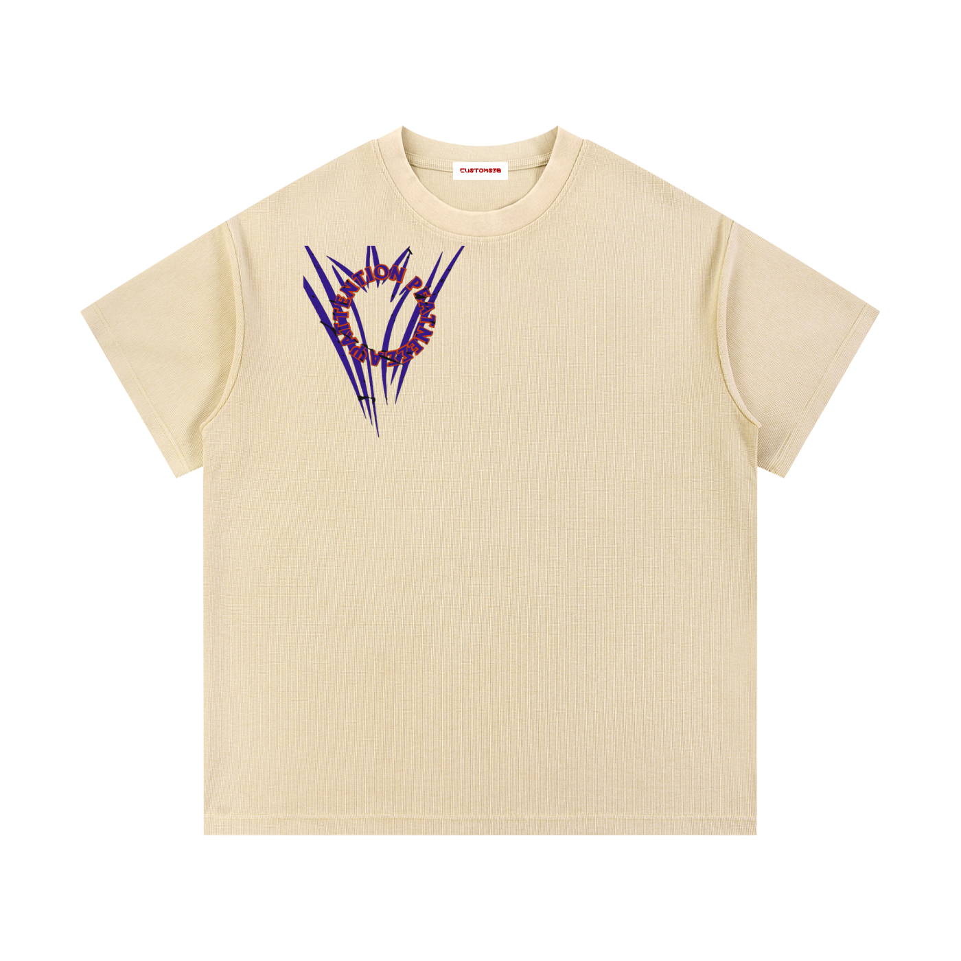 Mineral Wash Waffle Knit T-Shirt