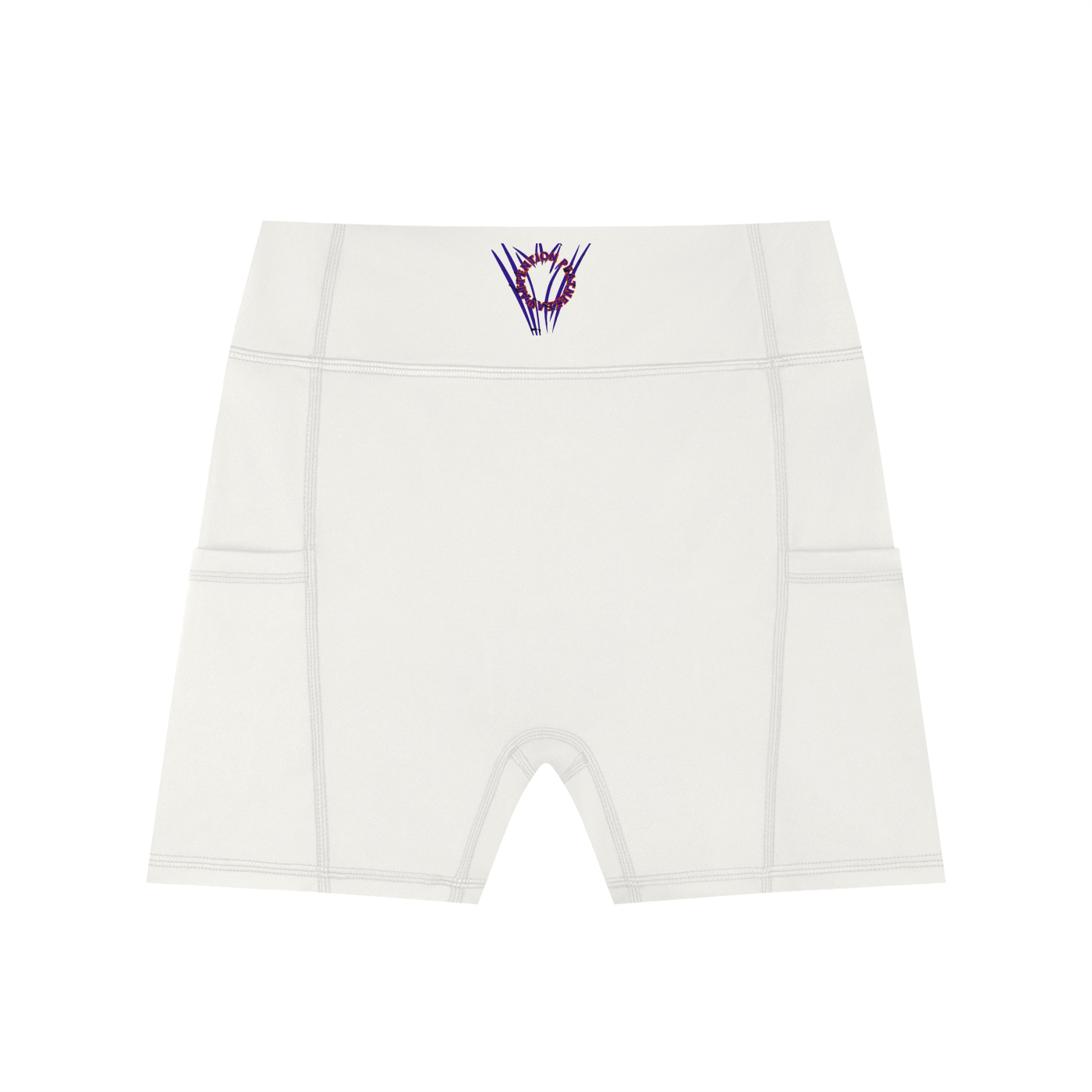 Women's High-Waisted Pocket Biker Shorts