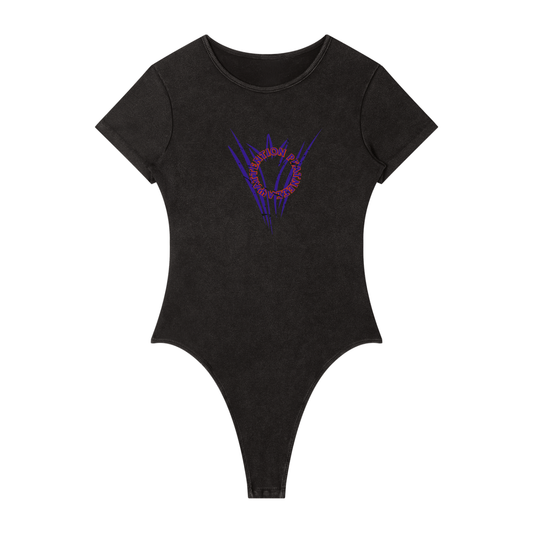 Women's Mineral Wash Crewneck Bodysuit
