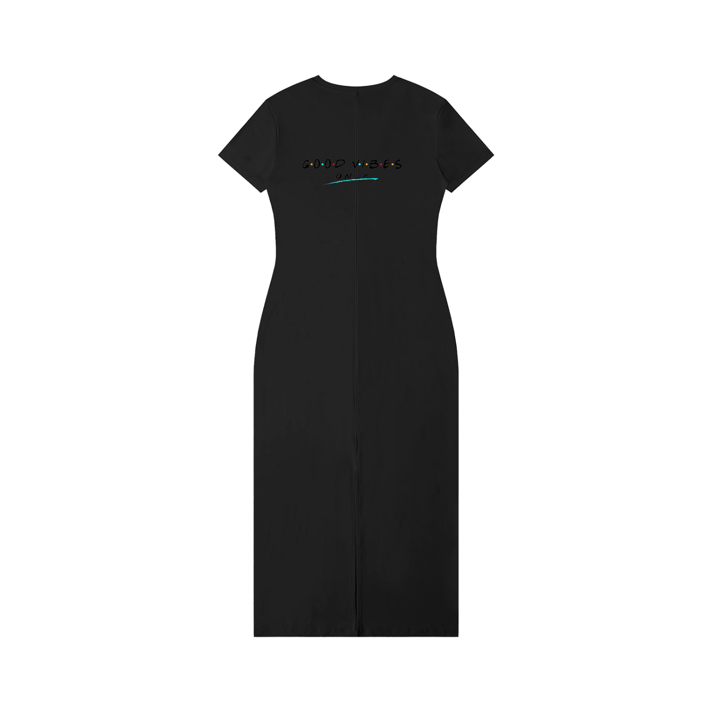 Women's V-Neck Short Sleeve Maxi Dress