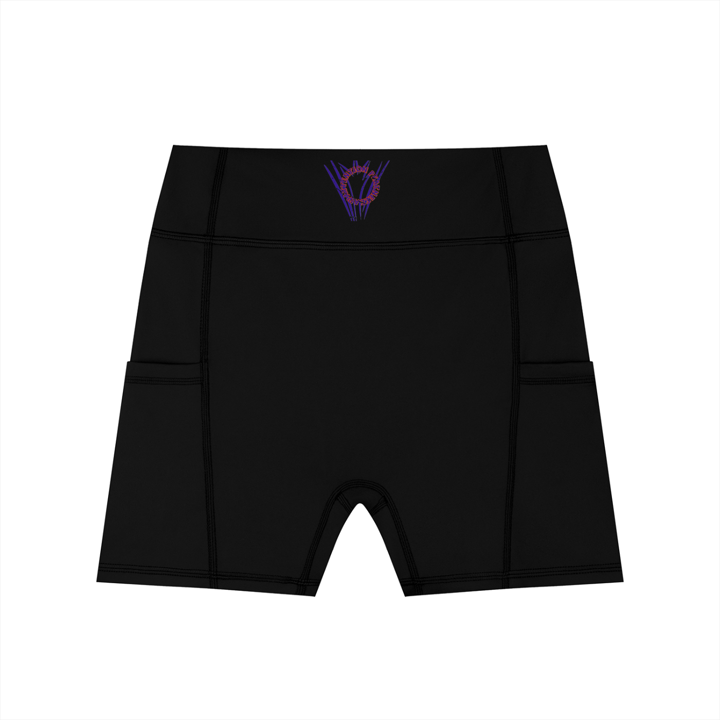 Women's High-Waisted Pocket Biker Shorts