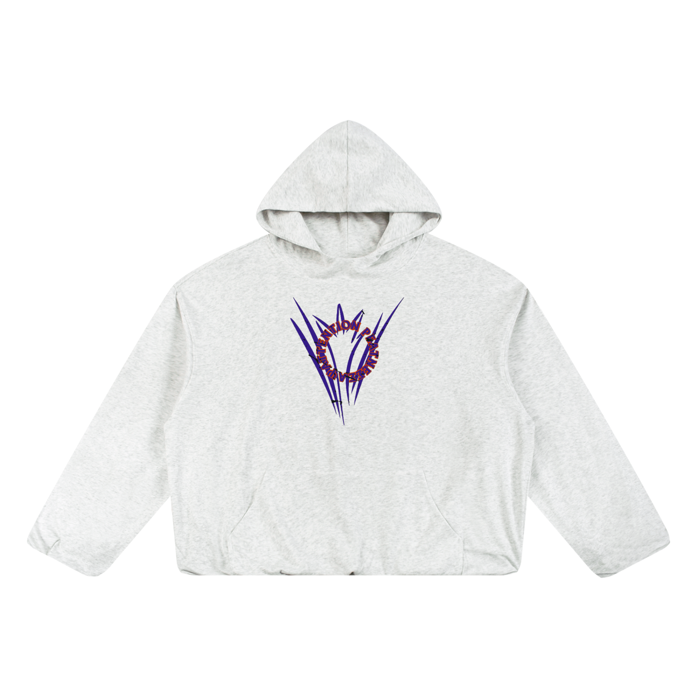 Boxy Gather-Hem Hoodie