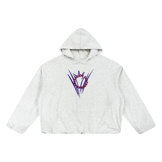 Boxy Gather-Hem Hoodie