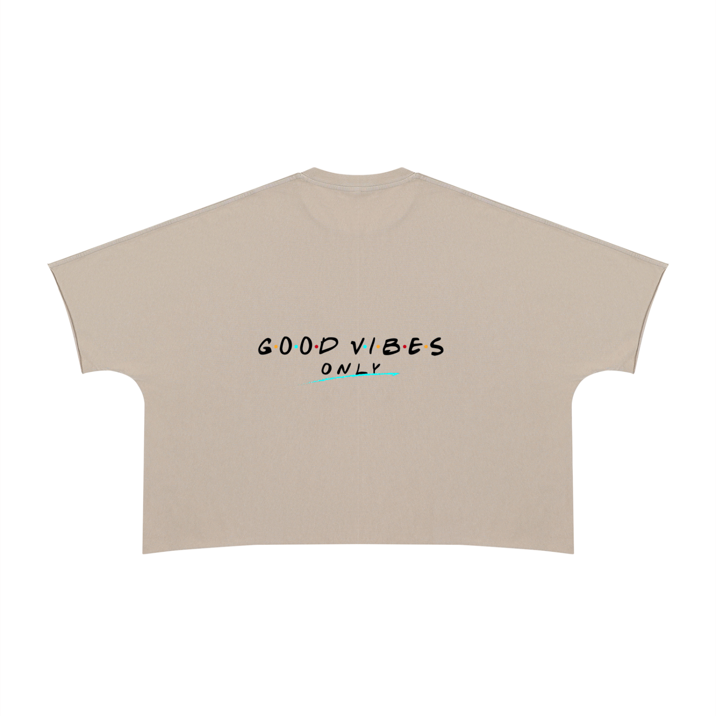 Unisex Heavyweight Boxy Raw Edge T-Shirt