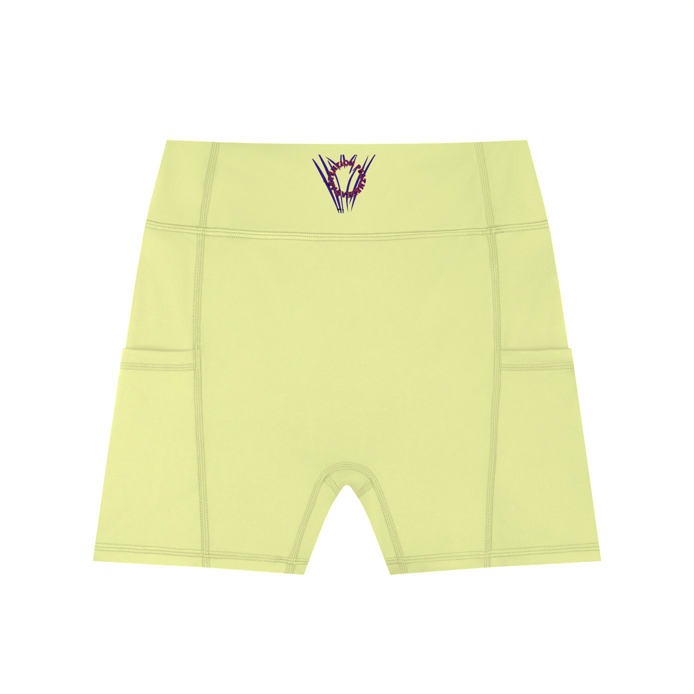 Women's High-Waisted Pocket Biker Shorts